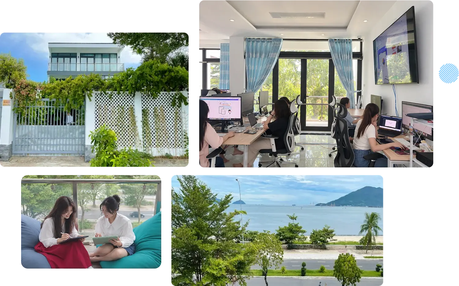 Không gian làm việc và đội ngũ Zauberberg Lab tại Đà Nẵng